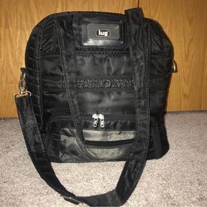 Lug Puddle Jumper Large Black Tote Bag